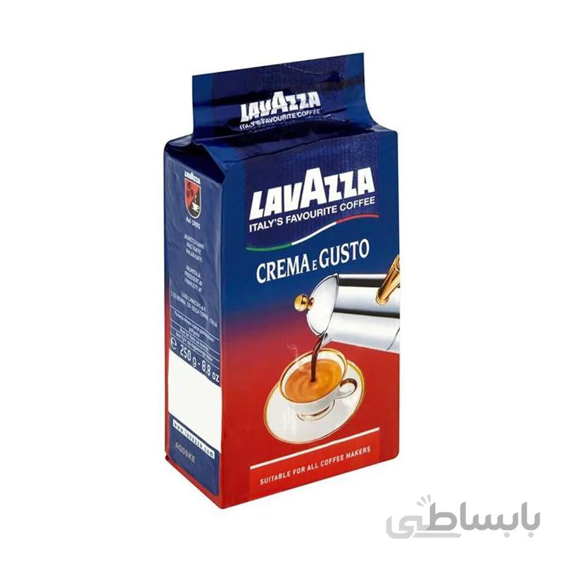 قهوه لاوازا کرم گوستو 250 گرمی crema e gusto ا lavazza crema e gusto coffee