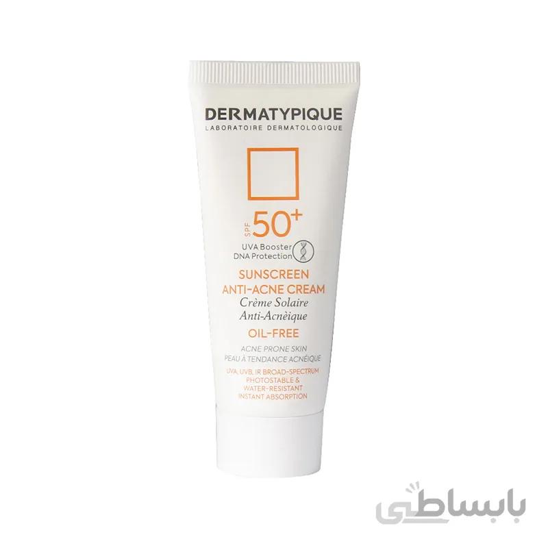 کرم ضدآفتاب بیرنگ درماتیپیک پوست چرب (ANTI - ACNE) -Dermatypique