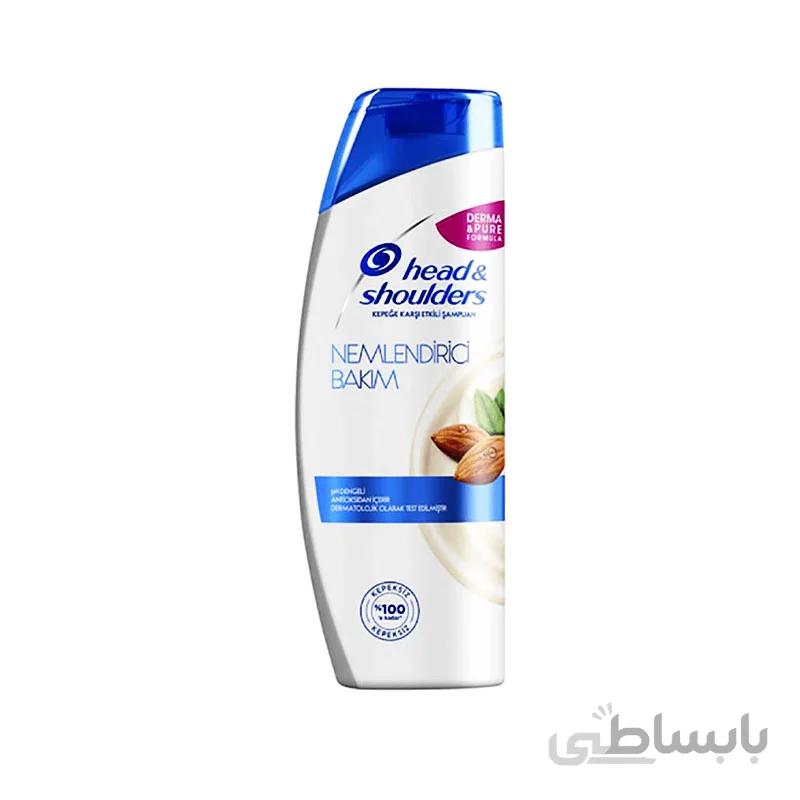 شامپو ضدشوره هد اند شولدرز حاوی روغن بادام حجم 400ml ا Head & Shoulders Nemlendirici Bakim Anti-dandruff Shampoo 400ml