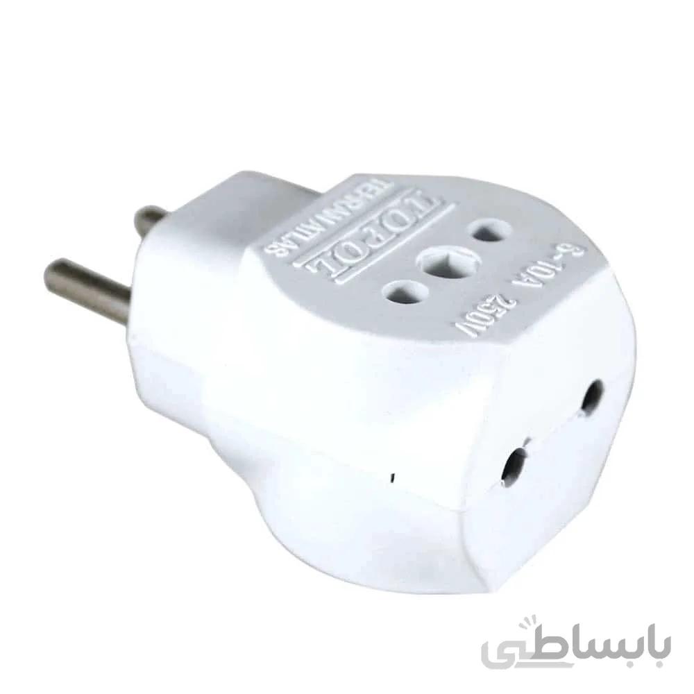 سه راهی برق هامان مدل تپل تهران اطلس ا Haman Topol/W/15 Power Strip