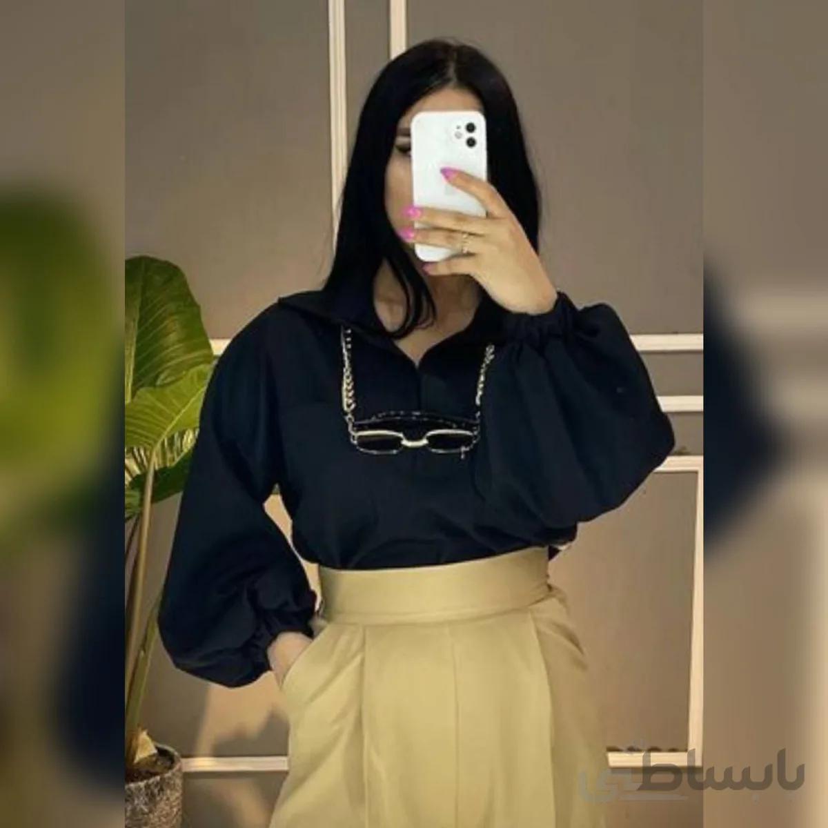 شومیز مجلسی مشکی مازراتی 120402 ا 120402