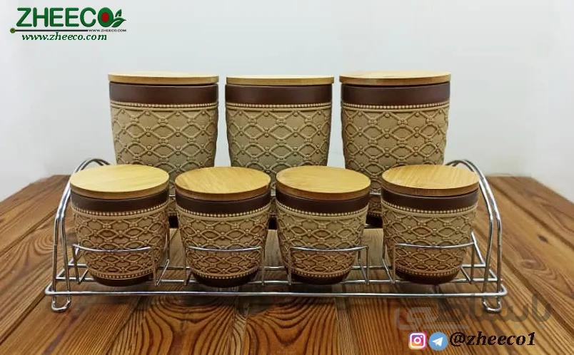 جا ادویه سرامیکی هفت تیکه