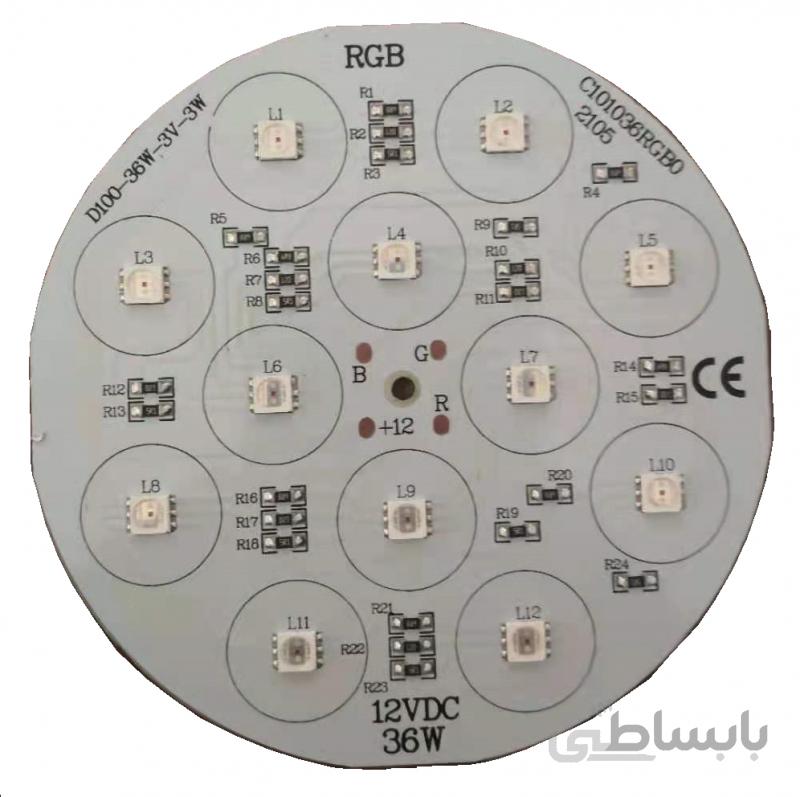 ماژول 12×3 وات آر جی بی