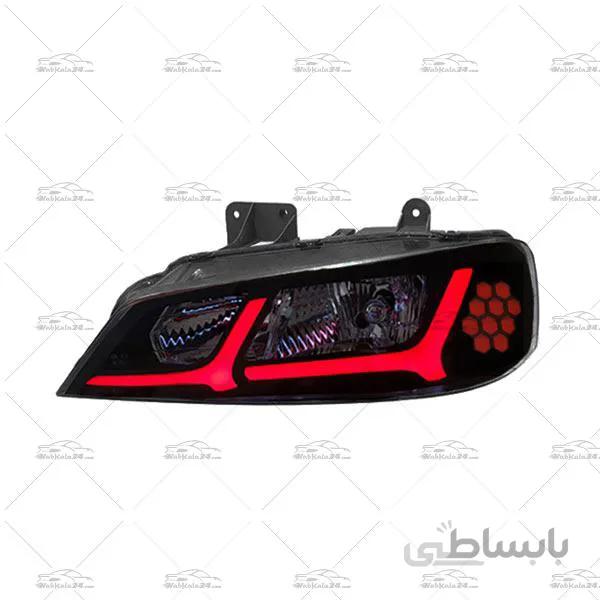 چراغ جلو اسپرت پژو پارس طرح آوالون قرمز