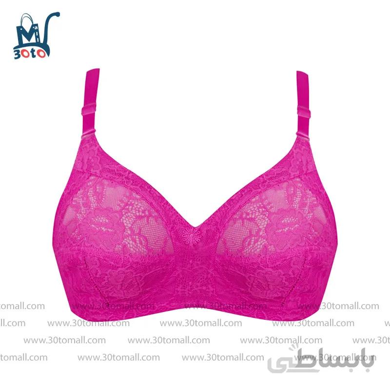 سوتین زنانه پانیذ p-66324 سرخابی