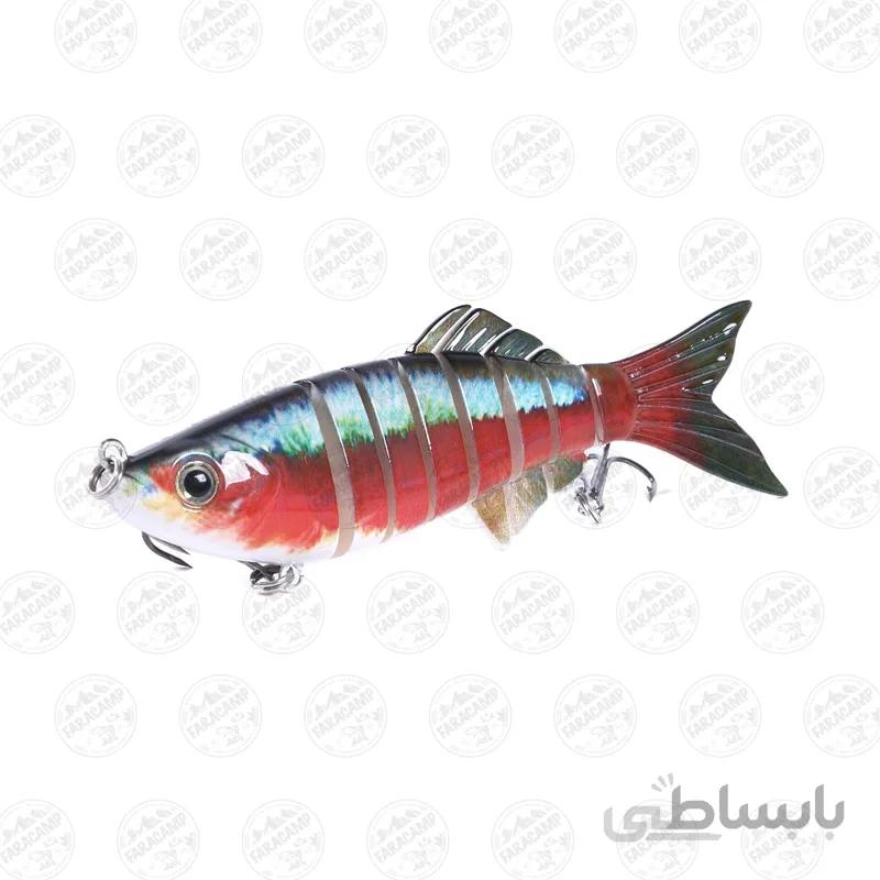 ماهی مصنوعی 8 تکه 11 سانتی متر 22 گرم JM049 2