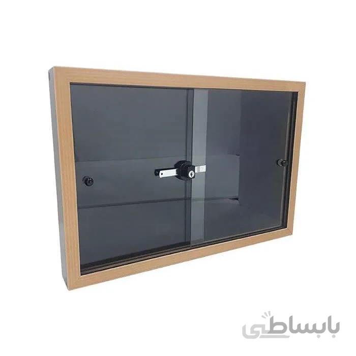 تابلو اعلانات شیشه خور MDF سایز 90×60