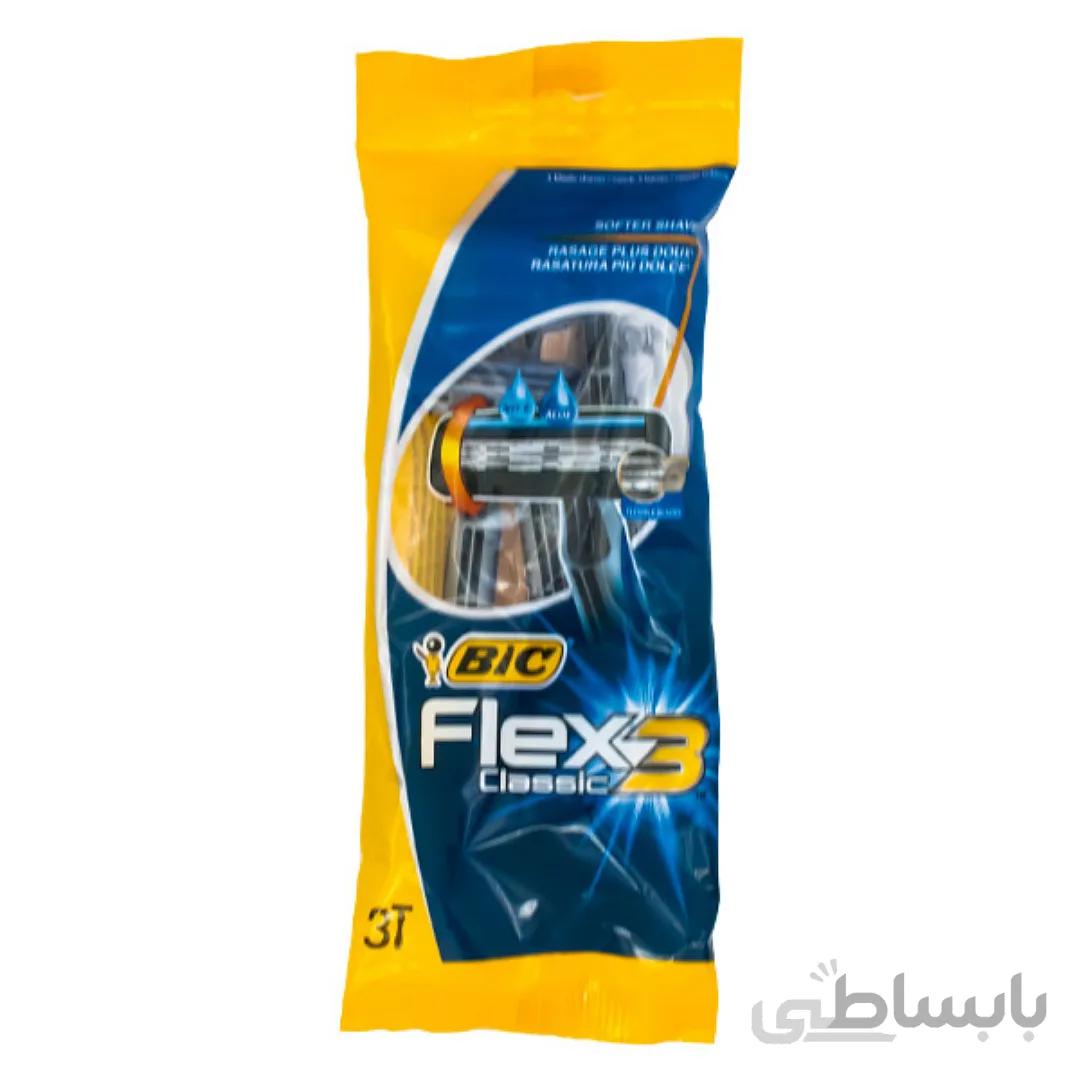خودتراش بیک مدل Flex 3 بسته 3 عددی