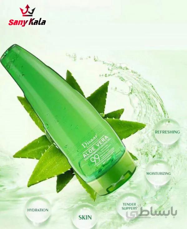 ژل آبرسان خالص آلوئه ورا 99% دیسار Disar ا Pure Aloe Vera Moisturizing Gel 99% Disar