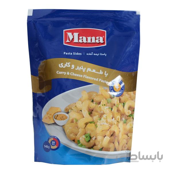 پاستا نیمه آماده پنیر و کاری مانا - 145 گرم