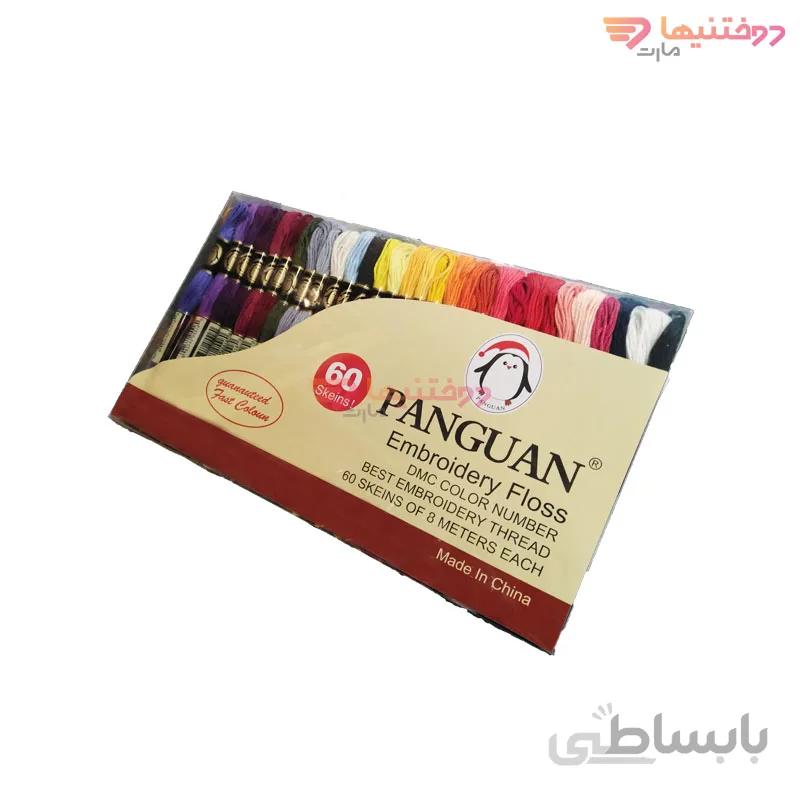نخ کوبلن پنگوئن بسته 60 رنگ
