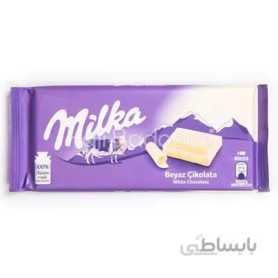 شکلات تخته ای سفید میلکا 80 گرمی