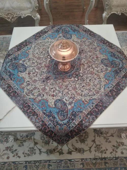 رومیزی ۱×۱ ترمه سنتی خاتون یزد