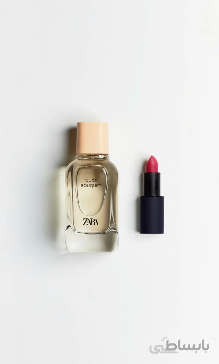 عطر زنانه زارا نودبوکه + رژ NUDE BOUQUET+LIP STICK