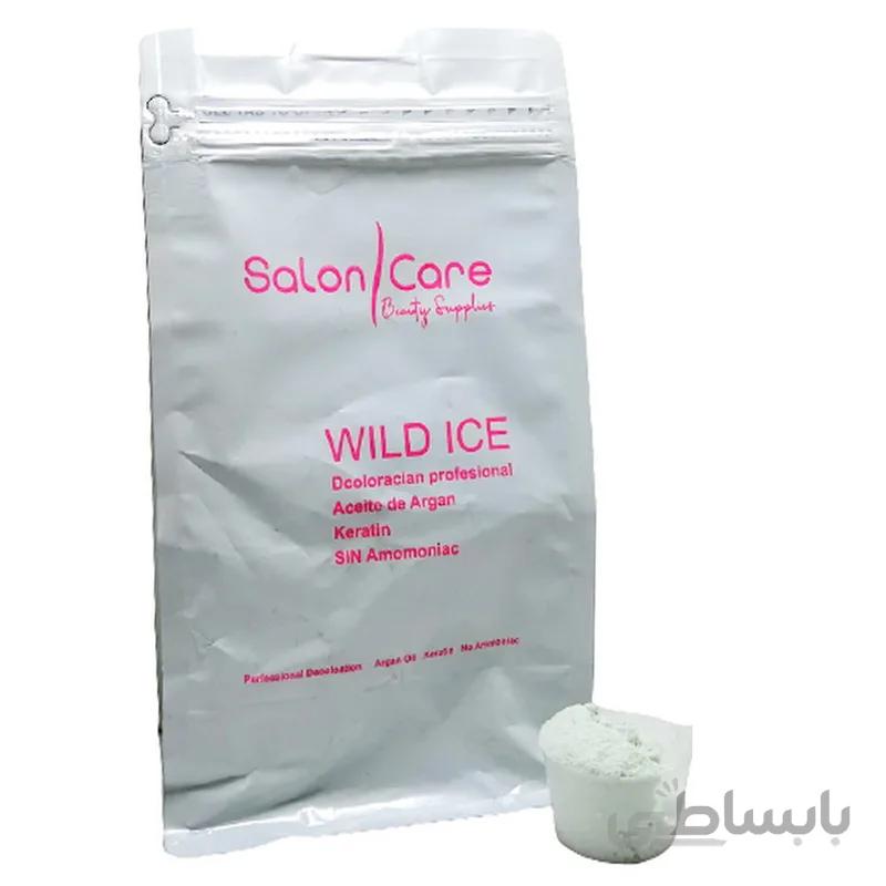 پودر دکلره بدون آمونیاک سالن کر Salon care مدل Wild Ice وزن 100گرم(پیمانه)