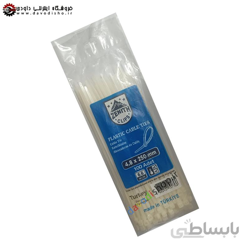 بست کمربندی پلاستیکی زنیت سایز zenith 20 - 4.8
