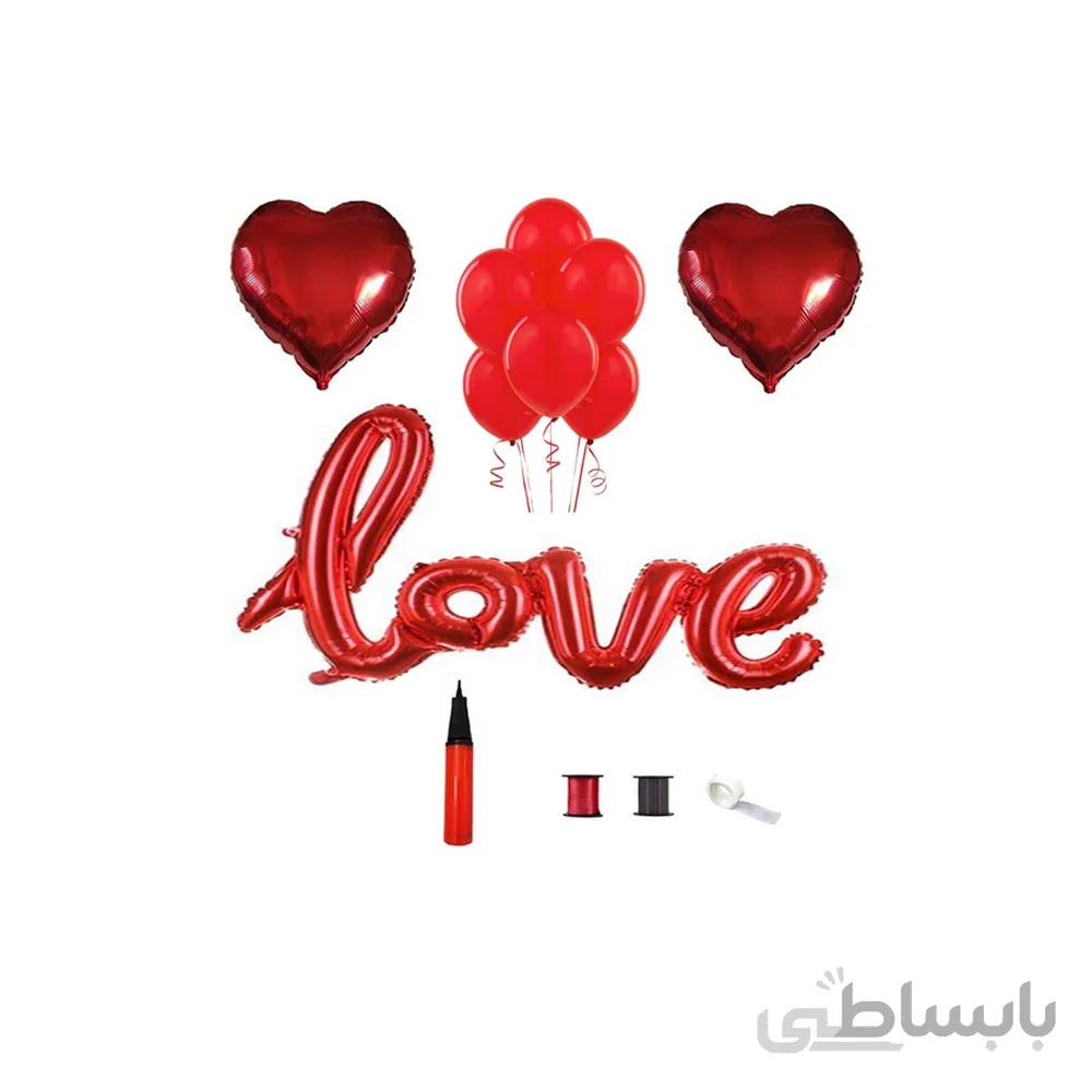 پک بادکنک آرایی Love مدل STLB185