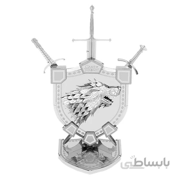 پازل فلزی سه بعدی House Stark Sigil