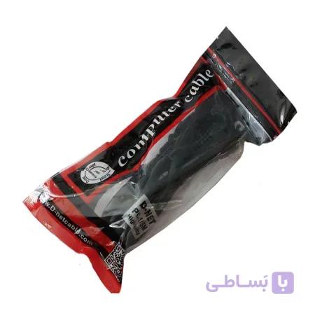 کابل برق پاور 1.5 متری ضخیم دی نت آمپر بالا مدل ۱٫۵*۳ پک دار