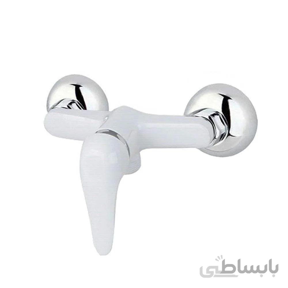 شیر توالت سفیدکروم مدل ندا