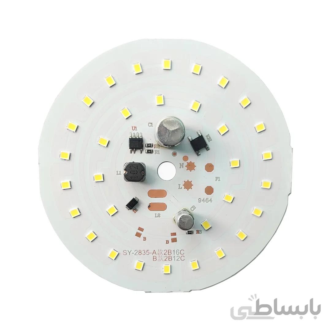 ال ای دی 35 وات 220 ولت سفید مهتابی قطر 97 میلیمتر