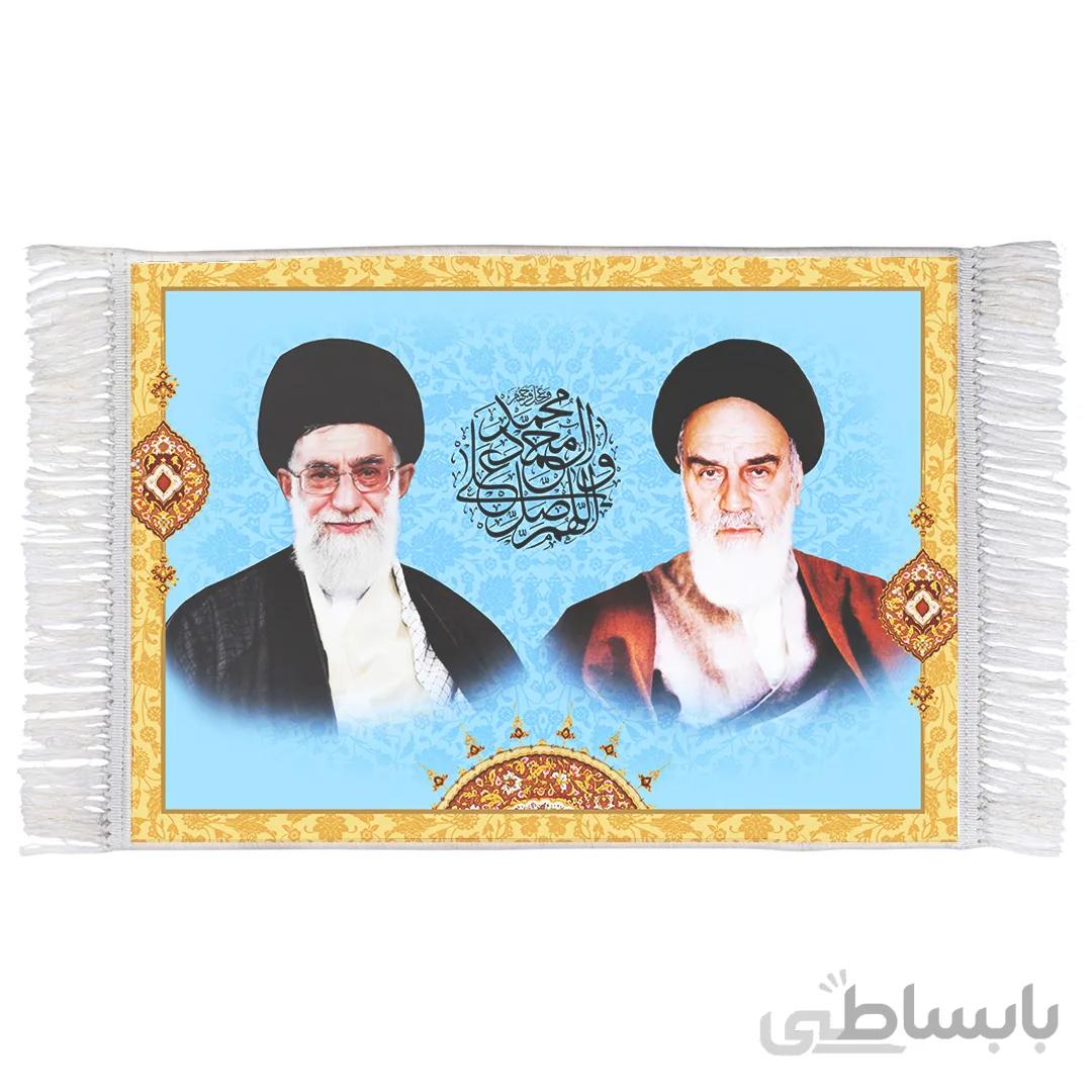فرش ماشینی با عکس رهبران ایران کد F140