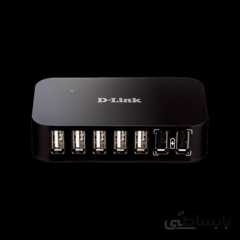 هاب 7 پورت USB 2.0 دی لینک DUB-H7 ا D-Link DUB-H7 USB 2.0 7 Port Hub