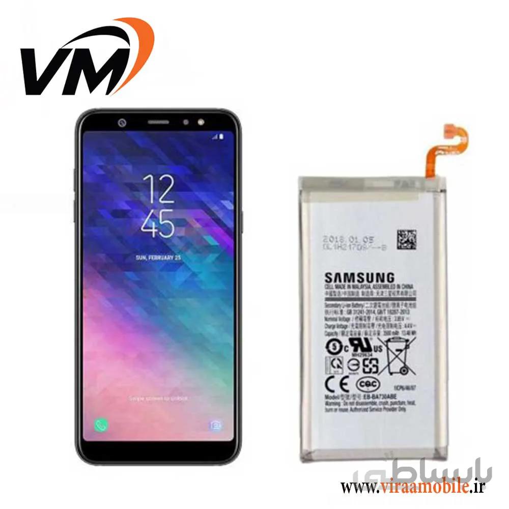 باتری اصلی سامسونگ Samsung Galaxy A8 Plus 2018 ا Battery Samsung Galaxy A8 Plus 2018 - EB-BA730ABE