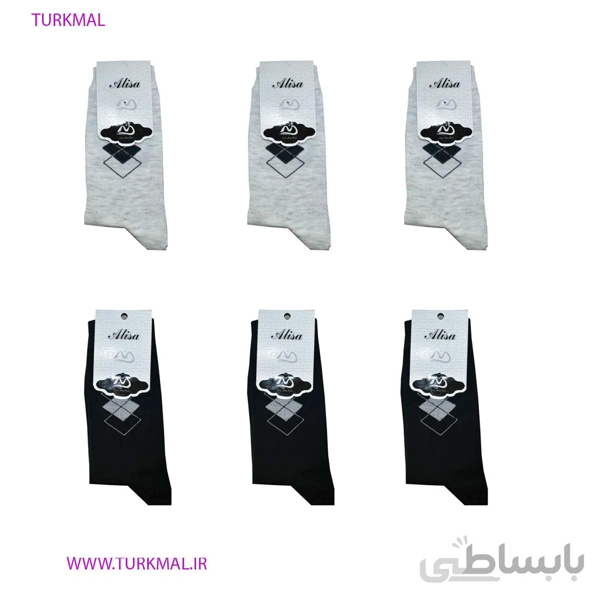 جوراب مردانه آلیسا بسته 6 عددی