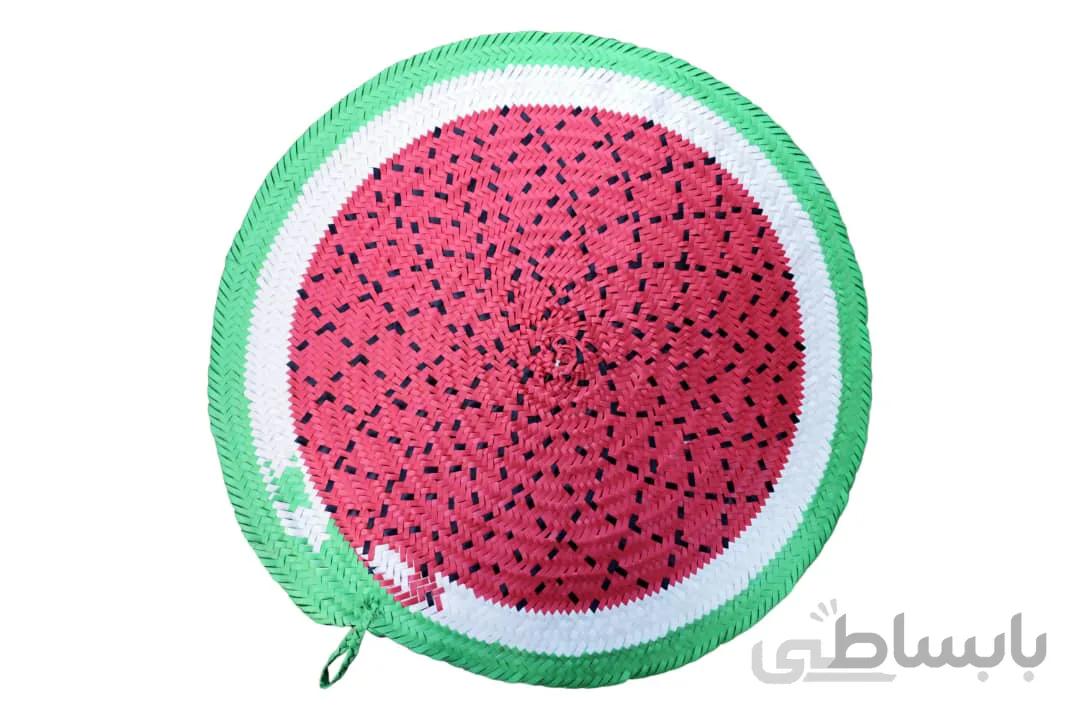 سفره حصیری مدل هندوانه ای