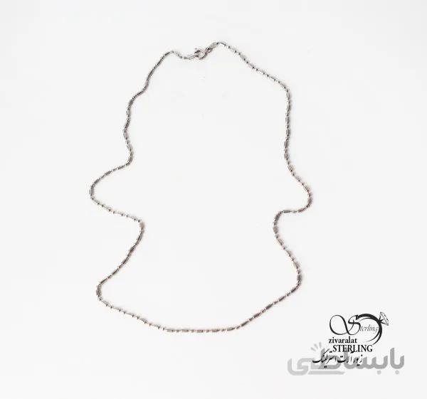 زنجیر نقره طرح ساده استرلینگ