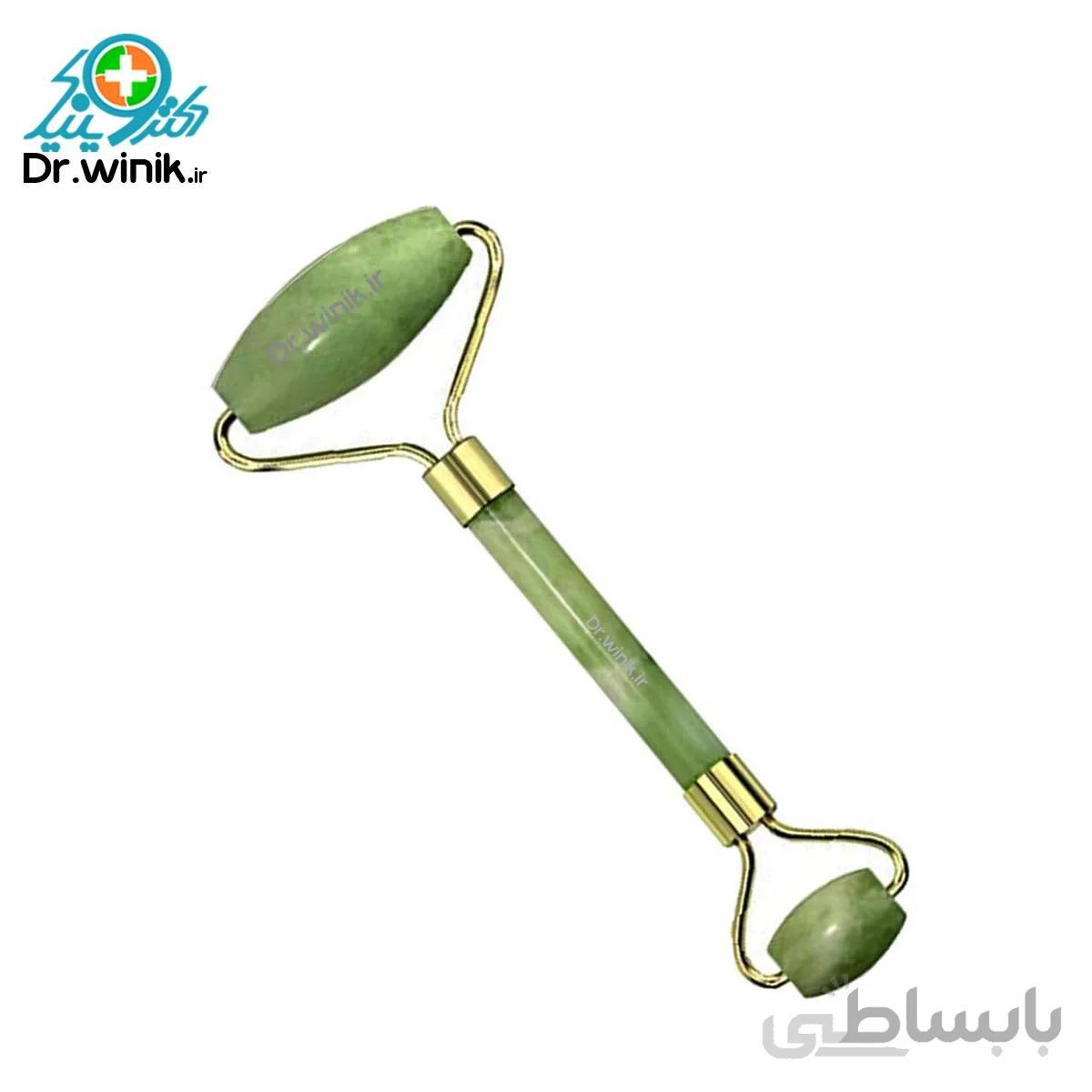 ماساژور صورت جیدرولر سنگ یشم Jade Roller