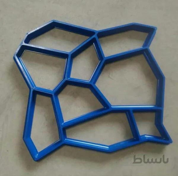قالب سنگ فرش بتنی باغ ویلا(شابلون سنگ فرش بتنی)