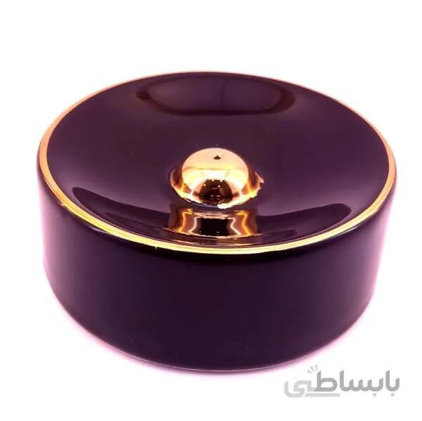 جاعودی سرامیکی لبه طلا مشکی