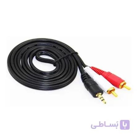 کابل ۱ به ۲ صدا اسپیکر AUX به ۲ AV