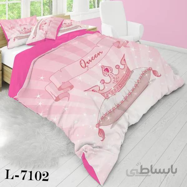 روتختی سه بعدی ساتن ابریشم ترک طرح مدرن - کد 7102