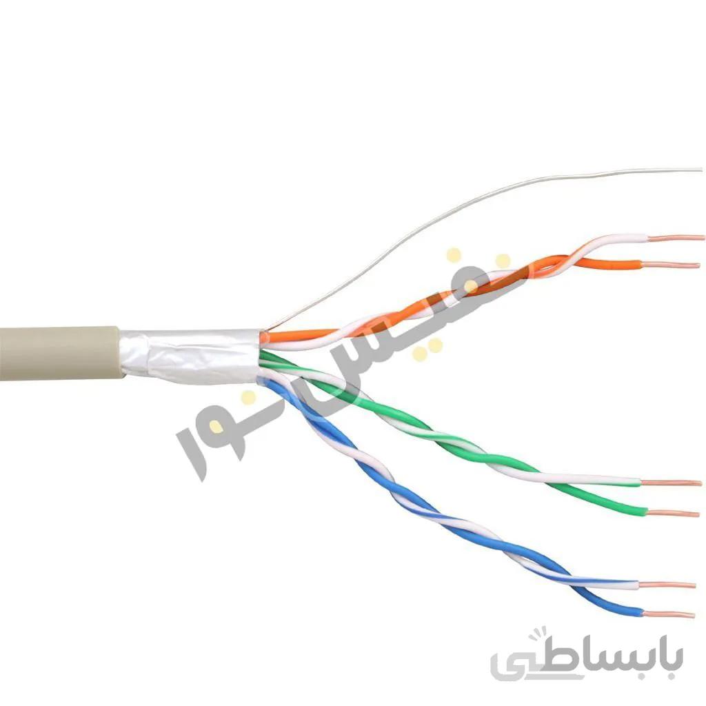 کابل تلفن دو زوجی فویلدار ضد نویز هادی نور گستر