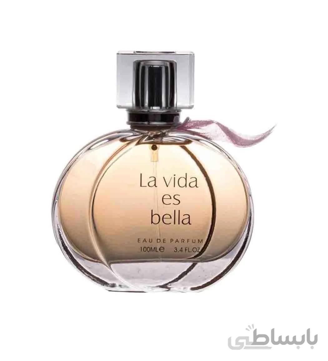 ادو پرفیوم زنانه فراگرنس ورد مدل La Vida Es Bella حجم 100 میلی لیتر ا Fragrance World La Vida Es Bella Eau De Parfum For Women 100ml