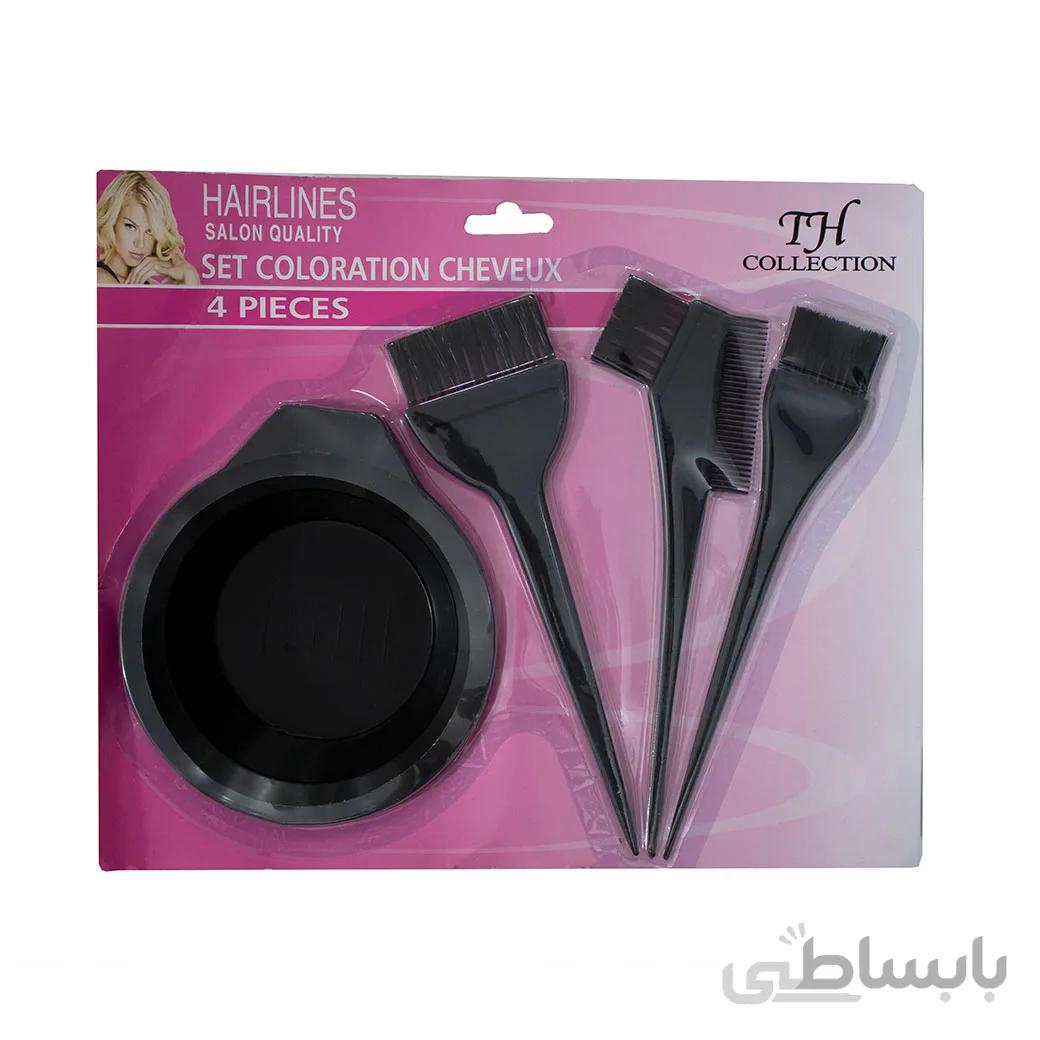 ست کاسه و فرچه رنگ مو TH ا Set TH Hair color bowl and brush