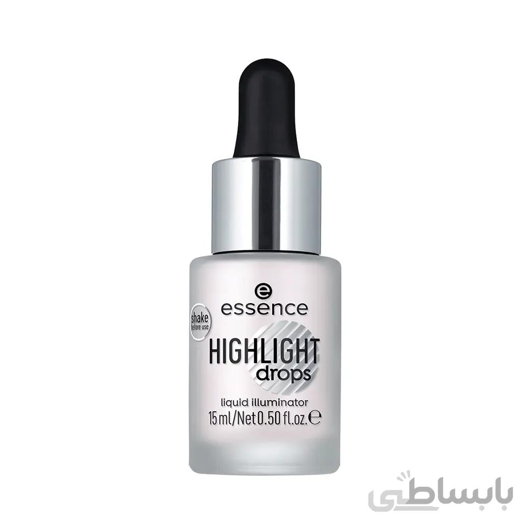هايلايتر مايع اسنس مدل ايلومينيتينگ شماره 10 silver lining ا Essence Highlighter Liquid Illuminating No10 silver lining