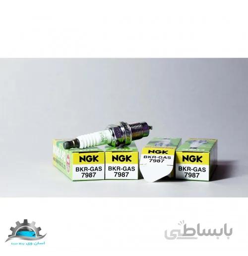 شمع دوگانه سوز انژکتوری BKR-GAS ان جی کی NGK (دست 4 عددی)