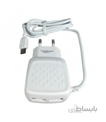 شارژر فست لپرامول مدل Lp-C28 به همراه کابل تایپ سی