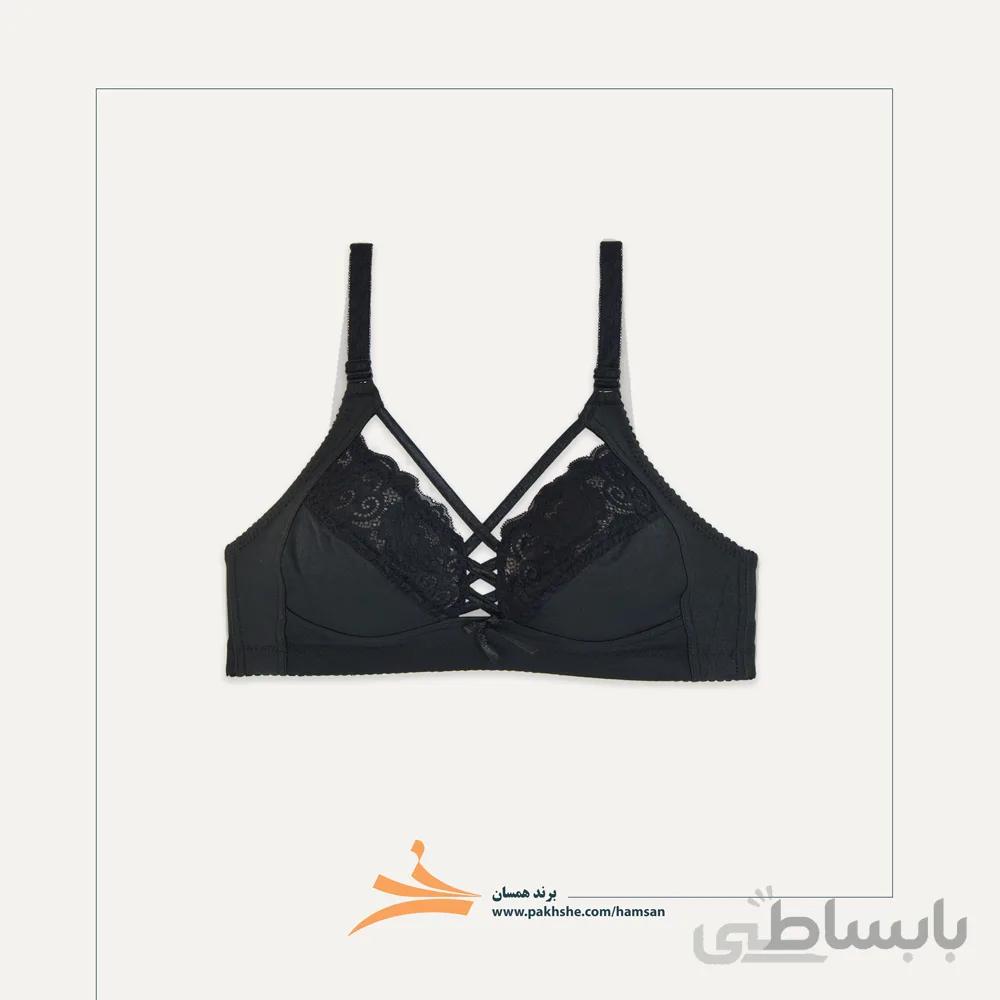 سوتین فانتزی راحتی بدون فنر برند همسان کد 1419