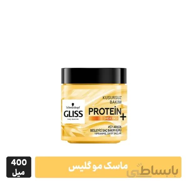 ماسک مو گلیس ۴۰۰ میل ۴ در ۱ برای موهای ضعیف و آسیب دیده