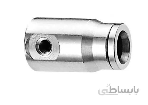 رابط فیتینگی تک نازل استیل ته خط مهپاش