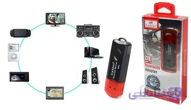 دانگل بلوتوث USB ارلدام مدل ET-M24 مجموعه 2 عددی