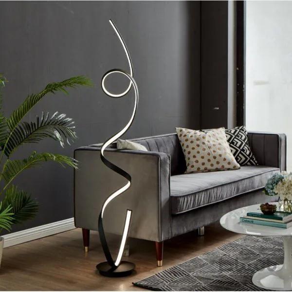 آباژور مدرن LED طرح گیسو