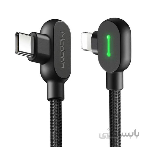 کابل تبدیل USB-C به لایتنینگ مک دودو مدل CA-737 طول 1.2 متر ا MCDODO CA-737 USB-C To Lightning Cable 120cm