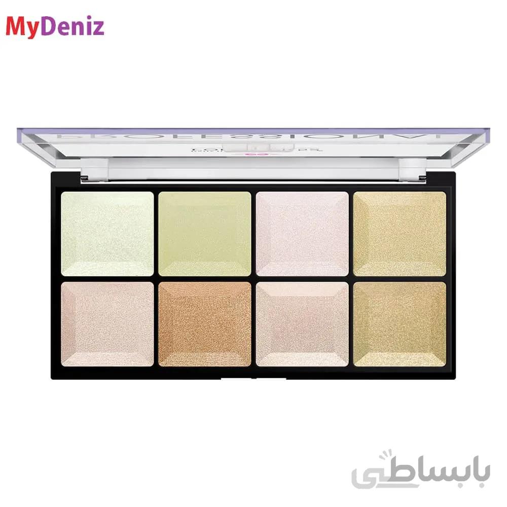 پالت هایلایتر هشت رنگ درخشان فوراور۵۲