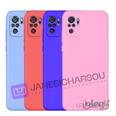 قاب سیلیکونی محافظ لنزدار شیائومی مدل Xiaomi Silicone Cover for Redmi Note 10